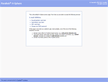 Tablet Screenshot of mail4.gohsphere.com