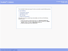 Tablet Screenshot of mail3.gohsphere.com